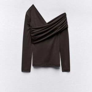 Zara brown top